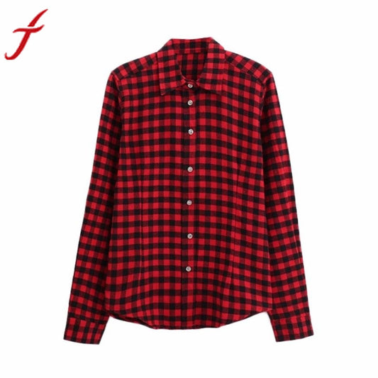 Women Long Sleeve Plaid Shirt Blouse Streetwear Women Blouses Shirt Women Plus Size 5XL Cotton Blusas Tops Blouse