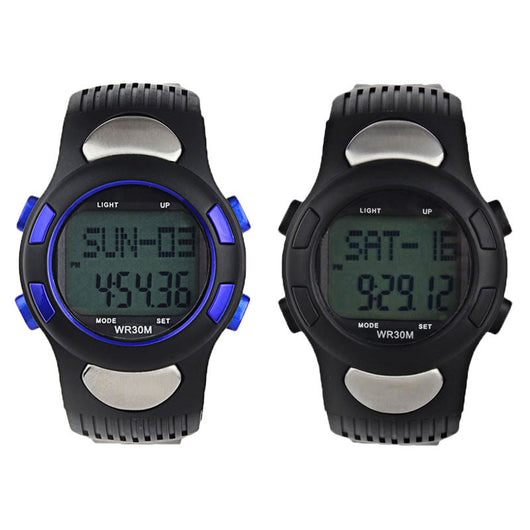 Waterproof Fitness 3D Pedometer Calories Counter Sport Watch Pulse Heart Rate Monitor Gift#