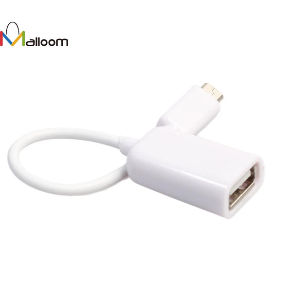 New Arrival USB 2.0 A Female to Micro B Male Adapter Cable USB HUB Micro USB Host Mode OTG Cable #20