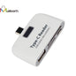 2016 High Quality Type-C 3 in 1 Multifunction Memory Card Reader Adapter USB/TF/SD for Macbook