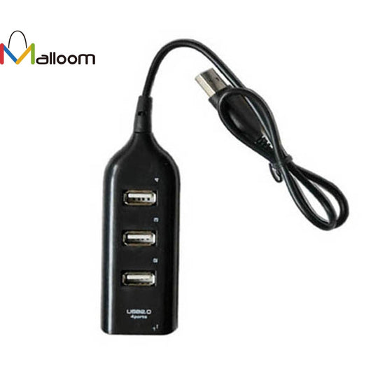 2017 New Arrival USB Hub data line Black USB 2.0 Hi-Speed 4-Port Splitter Cable Hub Adapter For PC Computer