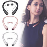 Portable Bluetooth Headset Sport Stereo Wireless Headphone Fashion Neck Hanging Earphone for Smartphone HBS910