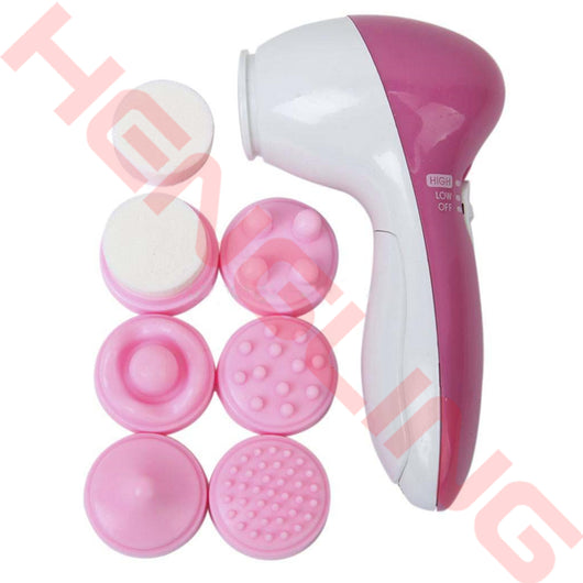 Multifunctional Deep Clean 6 in 1 Electric Facial Cleaner Skin Care Brush Massager Scrubber Facial Spa Skin Beauty Care Tools