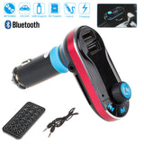 Wireless Bluetooth Car FM Transmitter Kit MP3 Player 2.1A Dual USB Car Charger