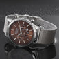 North Calendar Quartz Wrist Watch Stainless Steel Bracelet Men Watch