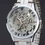 Mens Watches Top Brand Luxury Hollow Skeleton Automatic Watch Men Watch Clock