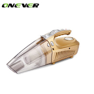 Onever 4 in 1 Multi-function Car Vacuum Cleaner & Tire Inflator & Tire Pressure Gauge & LED Light 120W Handheld Vacuum