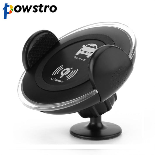 Powstro Car Wireless Charger Car Mount Air Vent Mobile Phone Holder Adapter Universal Charging Pad For Samsung Galaxy Note 5