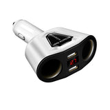 Car Charger Cigarette Lighter 2-Ports USB Charger Car-Charger Mobile Phone Universal Socket Adapter Charge