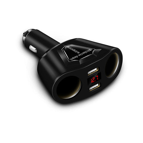 Car Charger Cigarette Lighter 2-Ports USB Charger Car-Charger Mobile Phone Universal Socket Adapter Charge