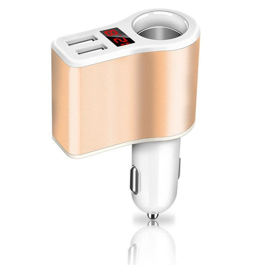 Onever Car Phone Charger 2 Dual USB Cigarette Lighter Car Charger Adapter Quick Charging For iPhone Xiaomi Samsung Car-charger