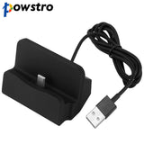 Powstro Phone Charger Type-C USB Dock USB Sync Data Charger dock Charging Dock stand Station Desktop Charger For Samsung