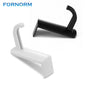 FORNORM High Quality Universal Headphone Headset Holder Hanger Wall Hook PC Monitor Earphone Stand Rack Black White