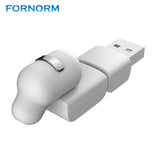 FORNORM Mini Wireless Bluetooth 4.1 In-Ear Earpiece Hands-Free Magnetic WithUSB Charger Invisible Wireless Car Stereo Earphone
