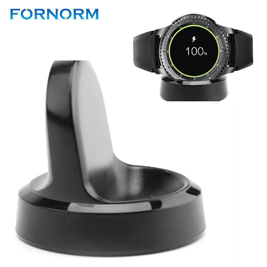 FORNORM Smart watch Magnetic Charger Wireless Charging Dock Cradle Charger For Samsung Gear S3 Smart Watch Charging Dock
