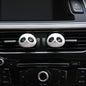 2pcs Car Air Vent Air Freshener Mini Panda Clip-on Car Aromatherapy Fragrance Diffuser Air Purifier