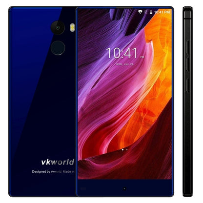 VKworld Mix Plus Full Edgeless Smart Phone 3GB+32GB Fingerprint ID 5.5 inch Android 7.0 MTK6737 Quad Core Dual SIM OTA Cellphone