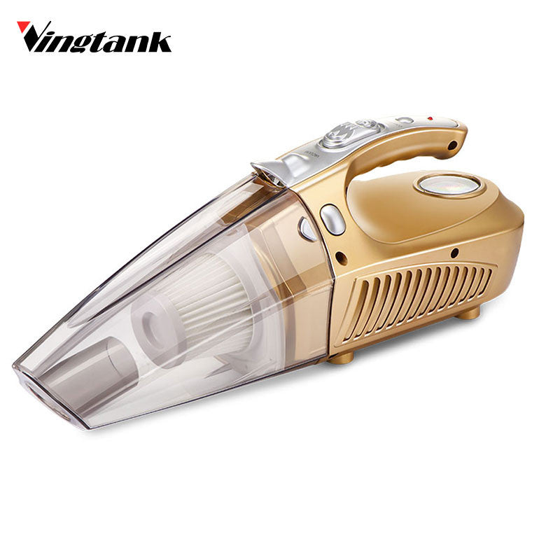 Vingtank car air compressor tyre inflator infaltion pump 120W handheld 12v car vacuum cleaner auto portable dust brush for car