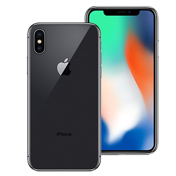 Unlocked Original Apple iphone X ROM 3GB RAM 64GB/256GB Face ID 12MP 5.8 inch 2716mAh Hexa Core iOS 4G LTE Smart Phone Face ID