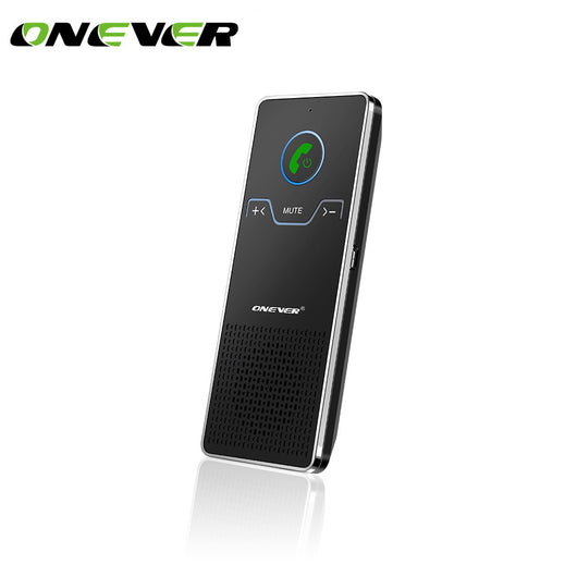 Onever Wireless Handsfree Bluetooth Car Kit Hands Free Calling Transmitter Car Speakerphone With Car Charger