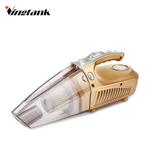 Vingtank 4 in 1 Multi-function Wet/Dry Car Vacuum Cleaner Tire Inflator Tire Pressure Gauge with LED Light 120W Handheld Vacuum