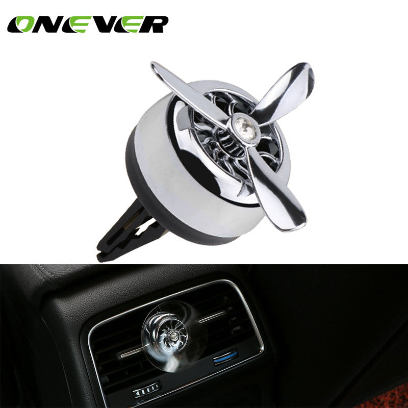 Mini Air Purifier Air Freshener Clip-on Car Aromatherapy Fragrance Oil Diffuser Air Purifier