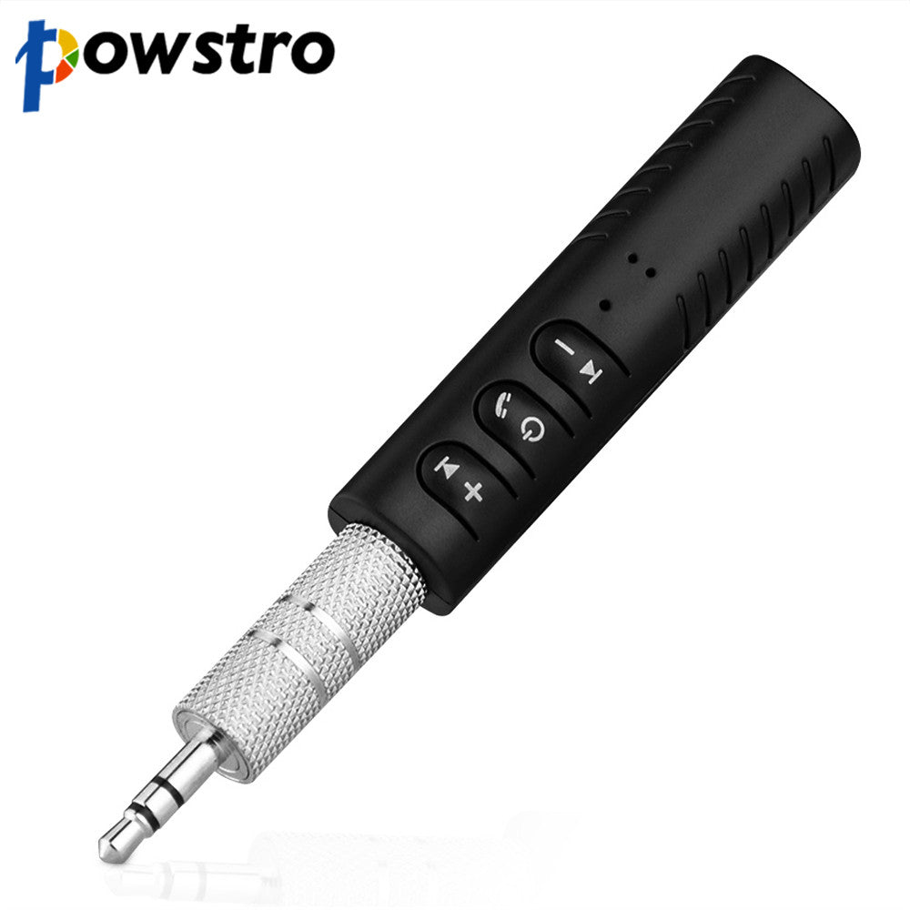 Mini Wireless Bluetooth Car Handfree 3.5mm  Streaming A2DP Wireless Auto AUX Audio Adapter With Mic For Car Stereos Phone MP3