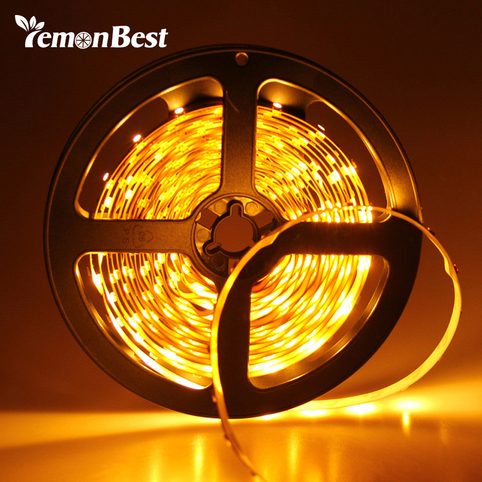 LemonBest RGB LED Strip Light Non Waterproof 3528 SMD 300leds String Lamp DC 12V Warm White /Cold White Led Backlight TV