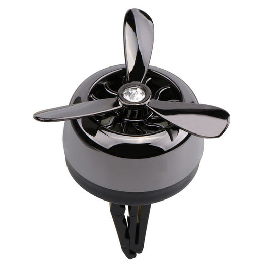 Car Air Vent Air Freshener Mini Fan Aircraft Head Air Fresheners Clip-on Aromatherapy Perfume Fragrance Diffuser Air Purifier