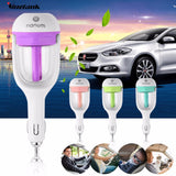 Car Humidifier Air Purifier Freshener 50ML Essential Oil Diffuser Aromatherapy DC 12V Portable Auto Mist Maker Fogger 4Colors
