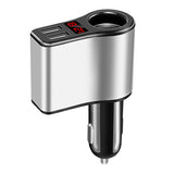 Car Charger Cigarette Lighter 2-Ports USB Charger 2.1A Car-Charger Mobile Phone Universal Socket Adapter Charge