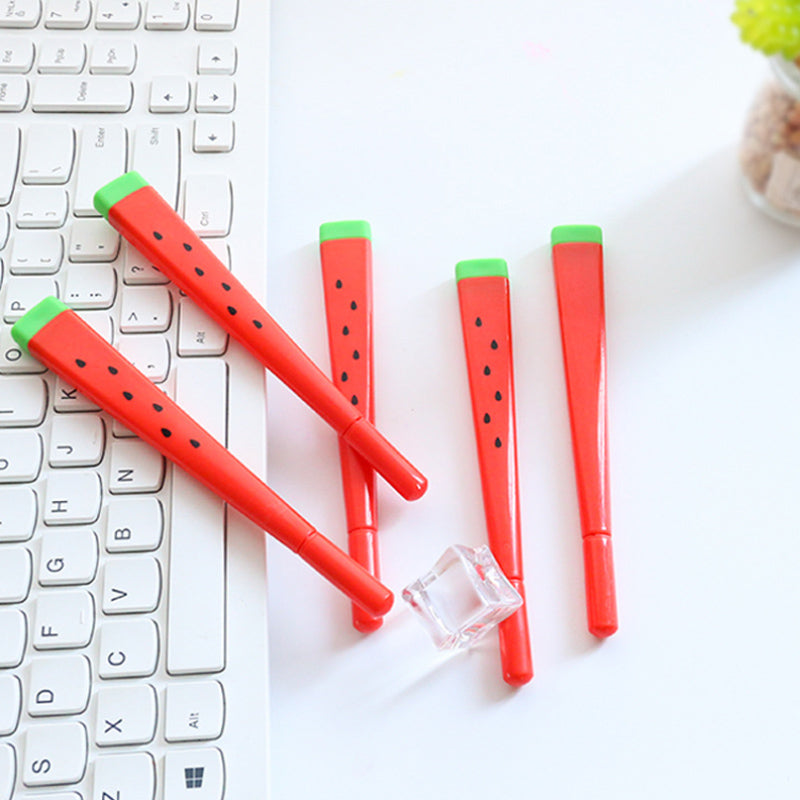 2 pcs/lot cartoon watermelon gel pen kawaii stationery writing pens canetas material escolar office school supplies papelaria