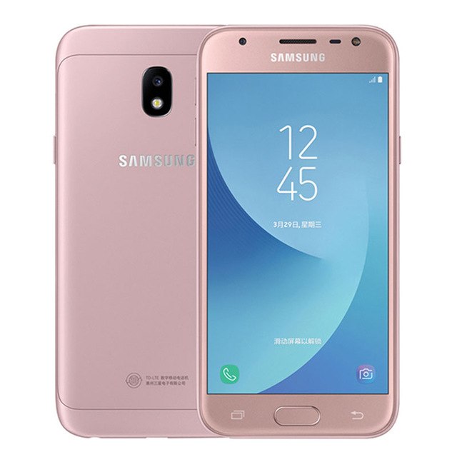 2017 Original Samsung Galaxy J3 J3300 3G 32G 5.0'' Dual SIM Mobile Phone Fingerprint NFC 13.0MP Snapdragon  Quad Core Cell phone