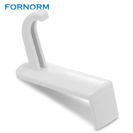 FORNORM Universal Headphone Headset Holder Hanger Durable Wall Mount Desktop Earphone Holder Hook for Cables Adapter Black White