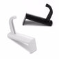 FORNORM Universal Headphone Headset Holder Hanger Durable Wall Mount Desktop Earphone Holder Hook for Cables Adapter Black White