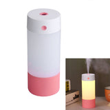 Mini USB 250ml Ultrasonic Air Humidifier Mist Maker Aroma Diffuser with LED Nightlight Lamp Portable Air Purifier for Car Home Use