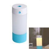 Mini USB 250ml Ultrasonic Air Humidifier Mist Maker Aroma Diffuser with LED Nightlight Lamp Portable Air Purifier for Car Home Use