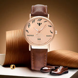 Fashion Faux Leather Mens Analog Watch Watches