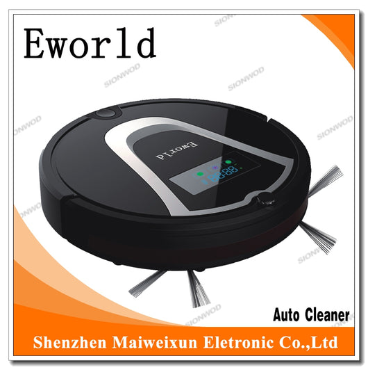 Eworld Robotic Vacum M884  2016 New Products Home Appliance Robot Vacuum Cleaner with Mop Cleaning and Auto-Recharging