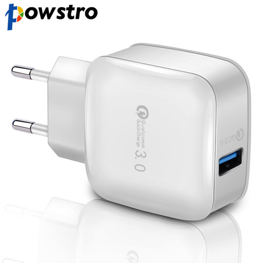 Powstro Quick Charge 3.0 USB Charger QC 3.0 charger wall universal mobile phone fast charger usb adapter for iphone samsug LG