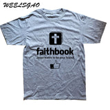 WEELSGAO New Jesus Wants To Be Your Friend Faithbook T Shirt Christian Tshirts Cotton Short Sleeve Jesus T-shirts