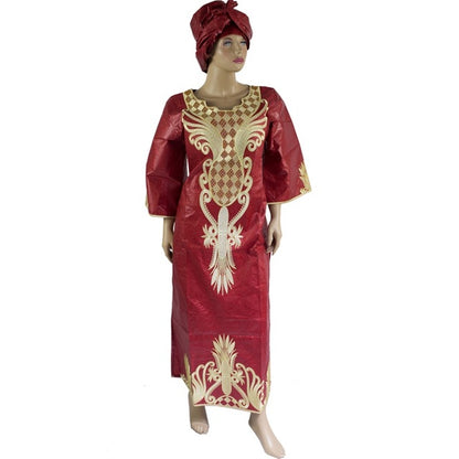 H&D African Dresses wax style Cotton Fabric Top Traditional Bazin Riche African Clothing Designs Fashion africa clothing robe