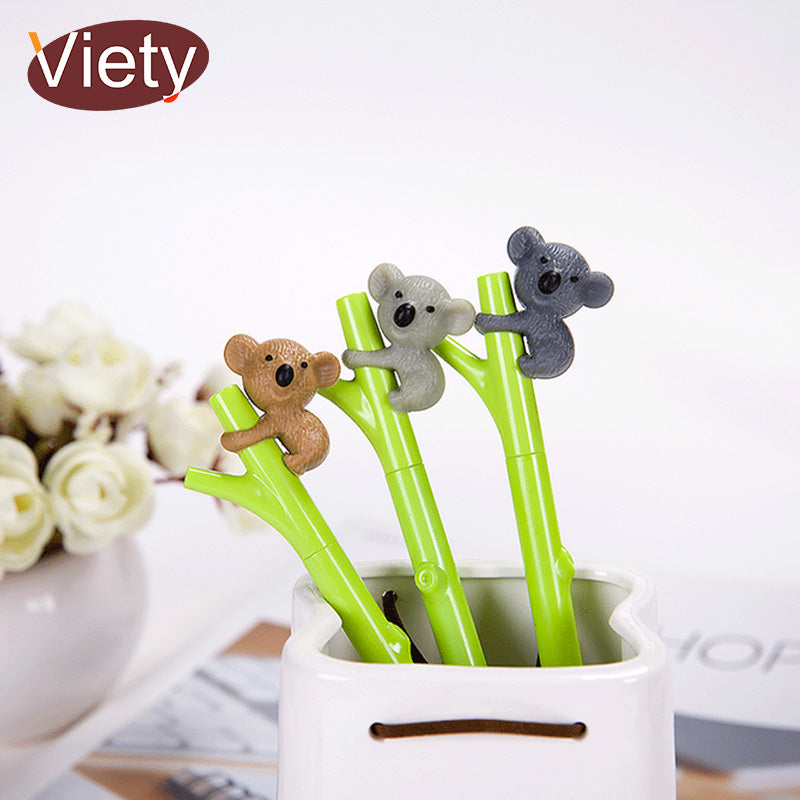 Cute animal Koala student gel pen cute pens material canetas escolar stationery papelaria school office supplies