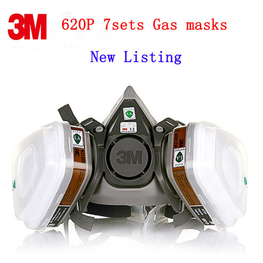 3M 620P respirator gas mask New Listing respirator mask against against painting Car spray protective mask Gift Earplugs