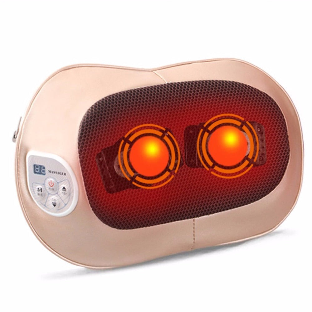 Multifunctional Electric Massage Pillow Neck Shoulder Back Body Spa Massage Comfortable Massage Pillow For Home Office Car