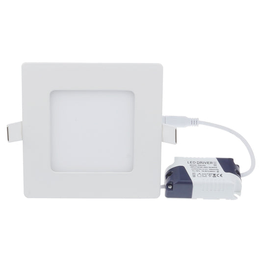 6W Recessed Square Shape LED Panel Light Warm White Lamp Downlight AC 85-265V