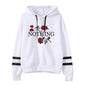 Womens Print Long Sleeve Hoodie Sweatshirt Jumper Hooded Pullover Tops Blouse