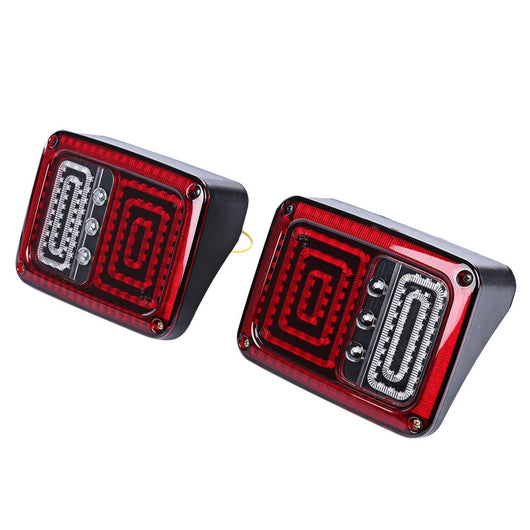 2pcs OL - JT02 Car LED Break Stop Tail Light Super Bright Improve Road Safety for Jeep Wrangler Withstand Shock and Vibration