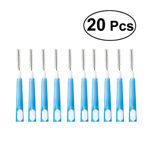 20pcs Interdental Brush Tooth Brush Picks Dental Dental Orthodontic Oral Care Hygiene Brush Tooth Cleaning Tool