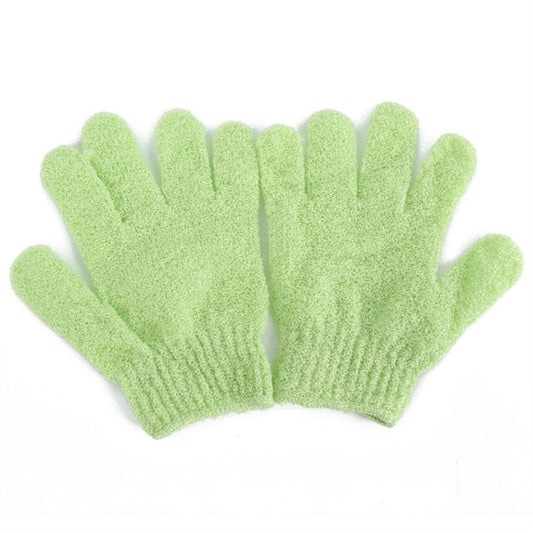 2pcs Shower Exfoliating Bath Gloves Nylon Shower Gloves Body Scrub Exfoliator for Men Women Kids